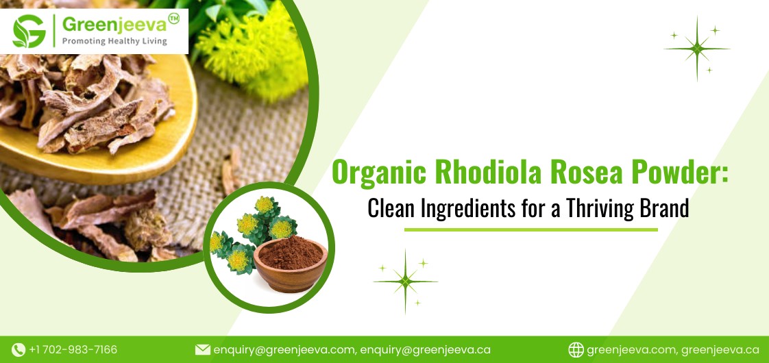 Organic Rhodiola Rosea Powder: Meeting Consumer Demand for Clean Ingredients