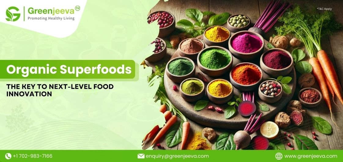 Innovative Applications for Organic Superfood Powders in Bulk Manufacturing