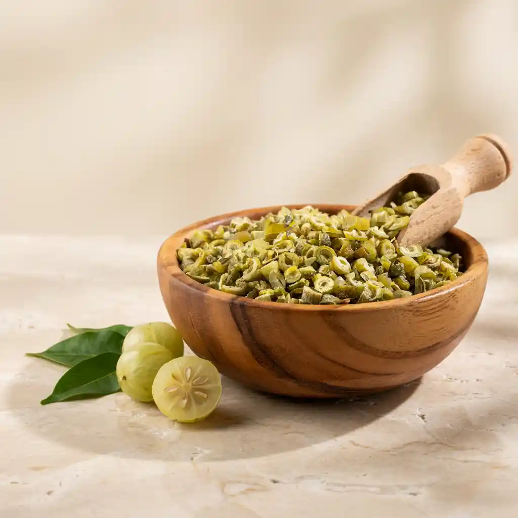 Cut and Sifted Amla