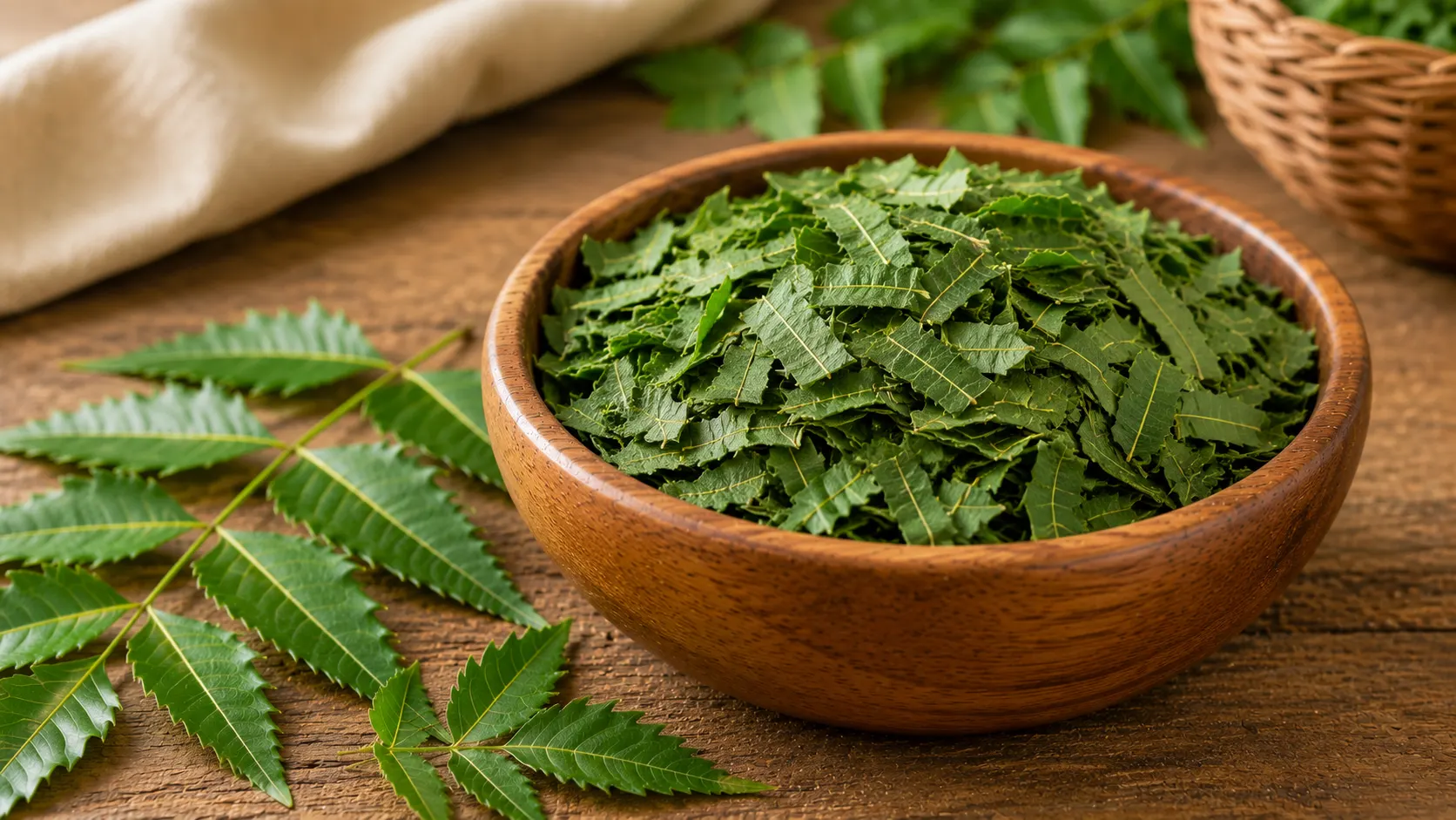Organic Neem Whole Leaf