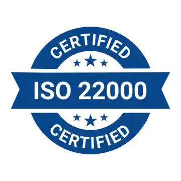 ISO 22000 Certified