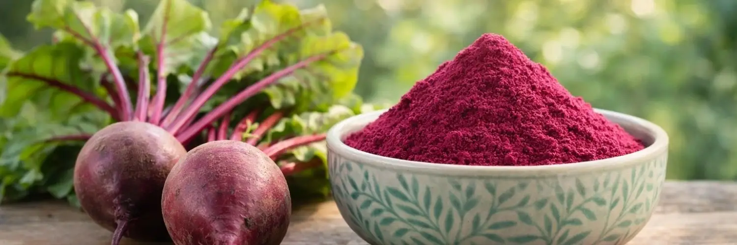 Organic beetroot powder