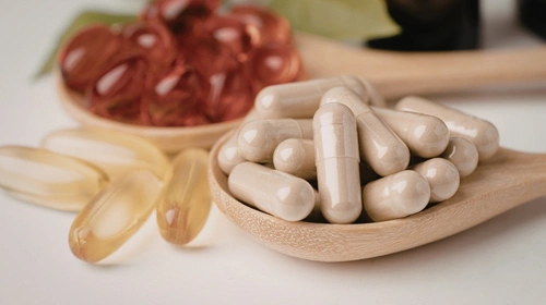 Kelp powder used in nutraceutical and dietary supplement capsules