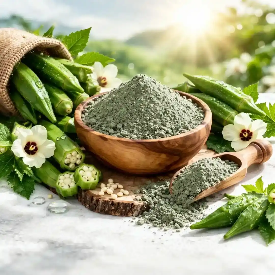 Organic Okra and Powder