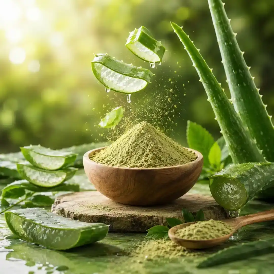 Aloe vera powder