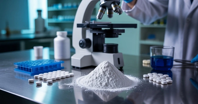 Magnesium bisglycinate powder used in pharmaceutical formulations for precise dosage