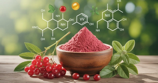 Organic Schisandra Berry Powder vitamins minerals nutritional profile laboratory quality testing