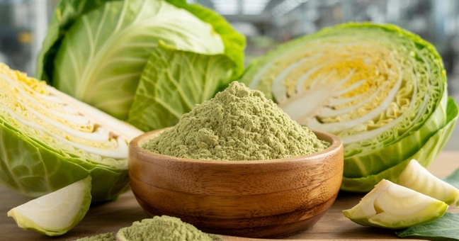 Organic Cabbage Powder fine particle granules