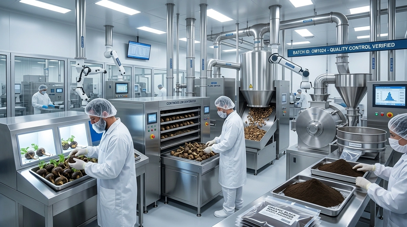 Organic Black Maca Powder Formulation and Manufacturing Advantages for B2B Producers