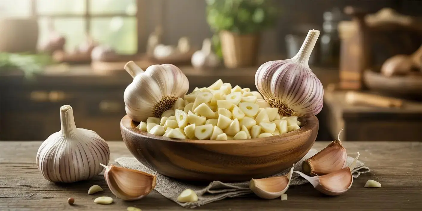 Organic Garlic, Chopped