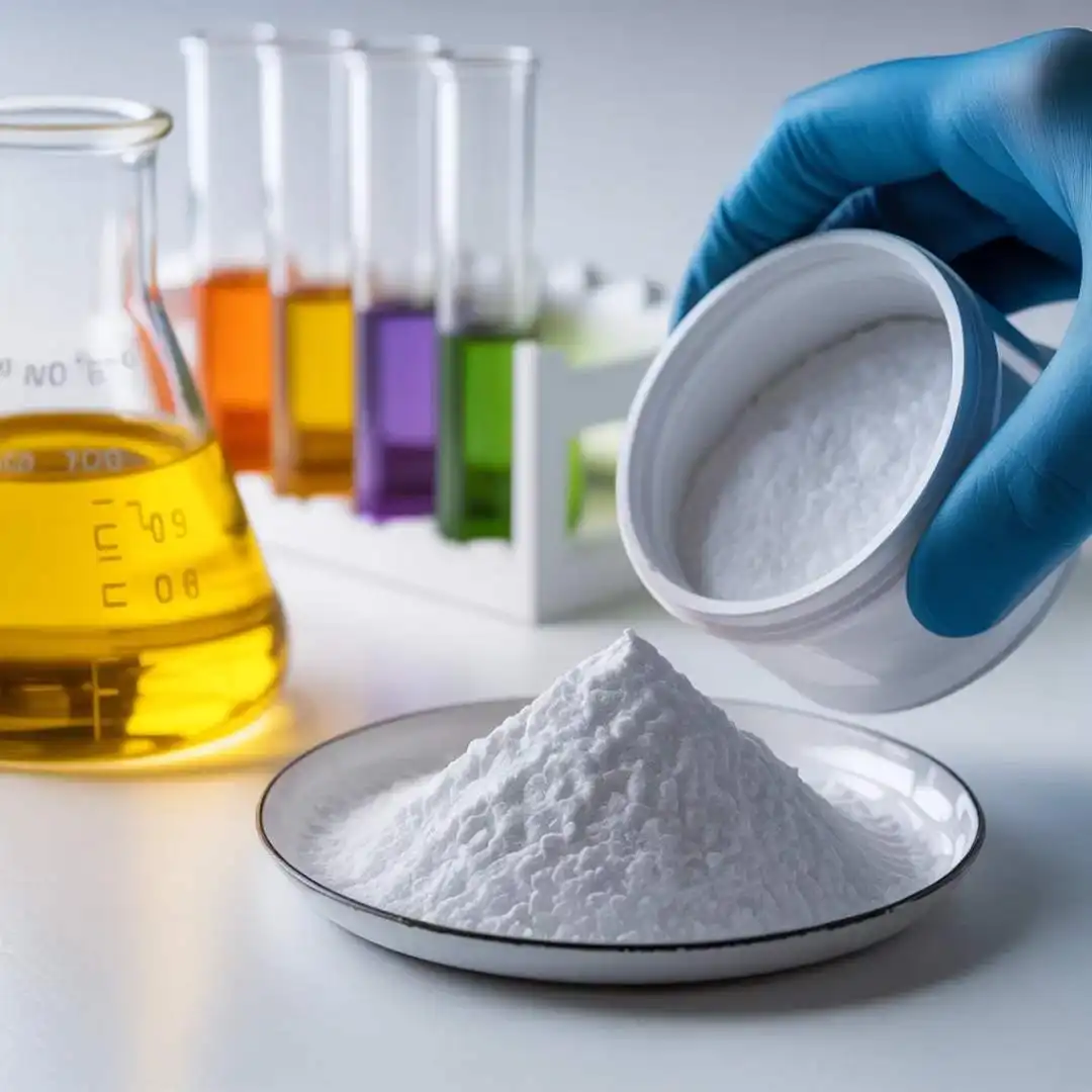 Magnesium Stearate white powder in a bowl