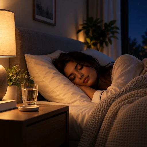 Woman sleeping peacefully in bed