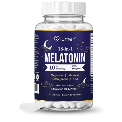 Lumen 18-in-1 Melatonin bottle