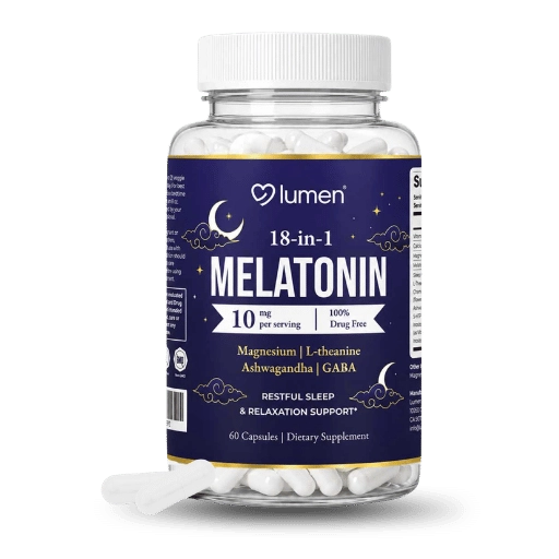 Lumen 18-in-1 Melatonin bottle