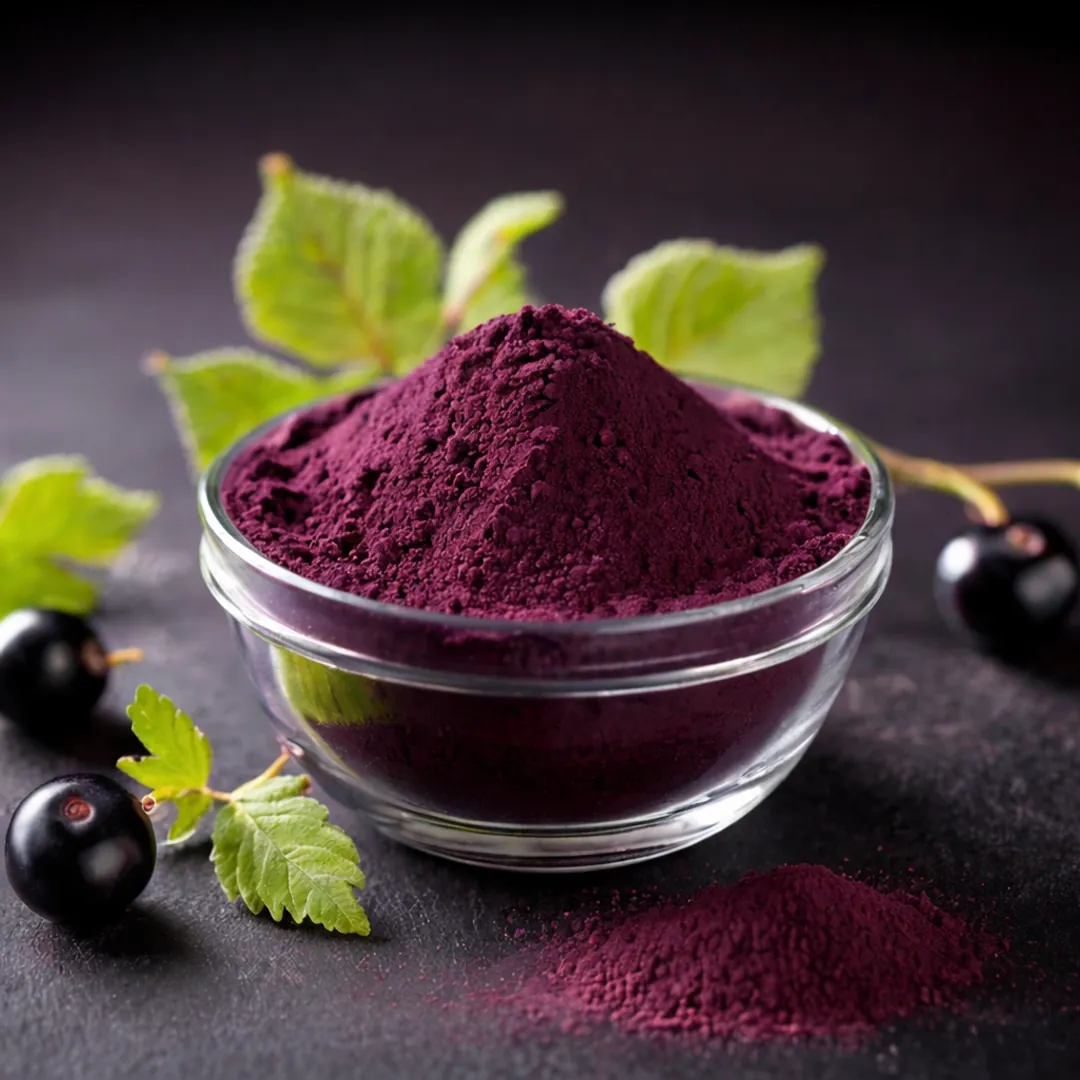 natural high quality Organic Black Currant Powder natural high quality Organic Black Currant Powder