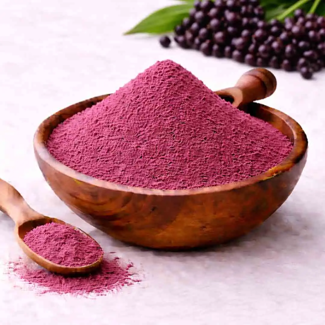 Organic Elderberry Extract Powder 4:1 Organic Elderberry Extract Powder 4:1